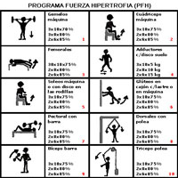 Tabla Fuerza Hipertrofia