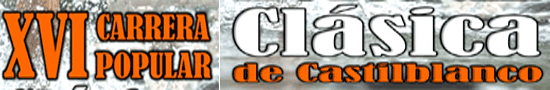 XVI CARRERA POPULAR CLSICA DE CASTILBLANCO