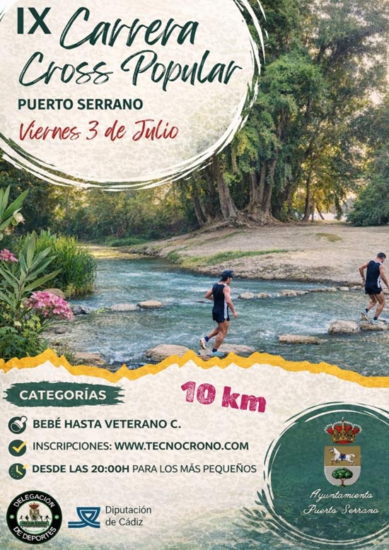 Cartel IX Carrera-Cross Popular Puerto Serrano